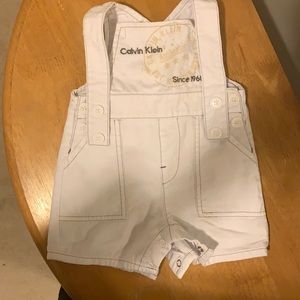 Calvin Klein overall shorts, 3 months $5